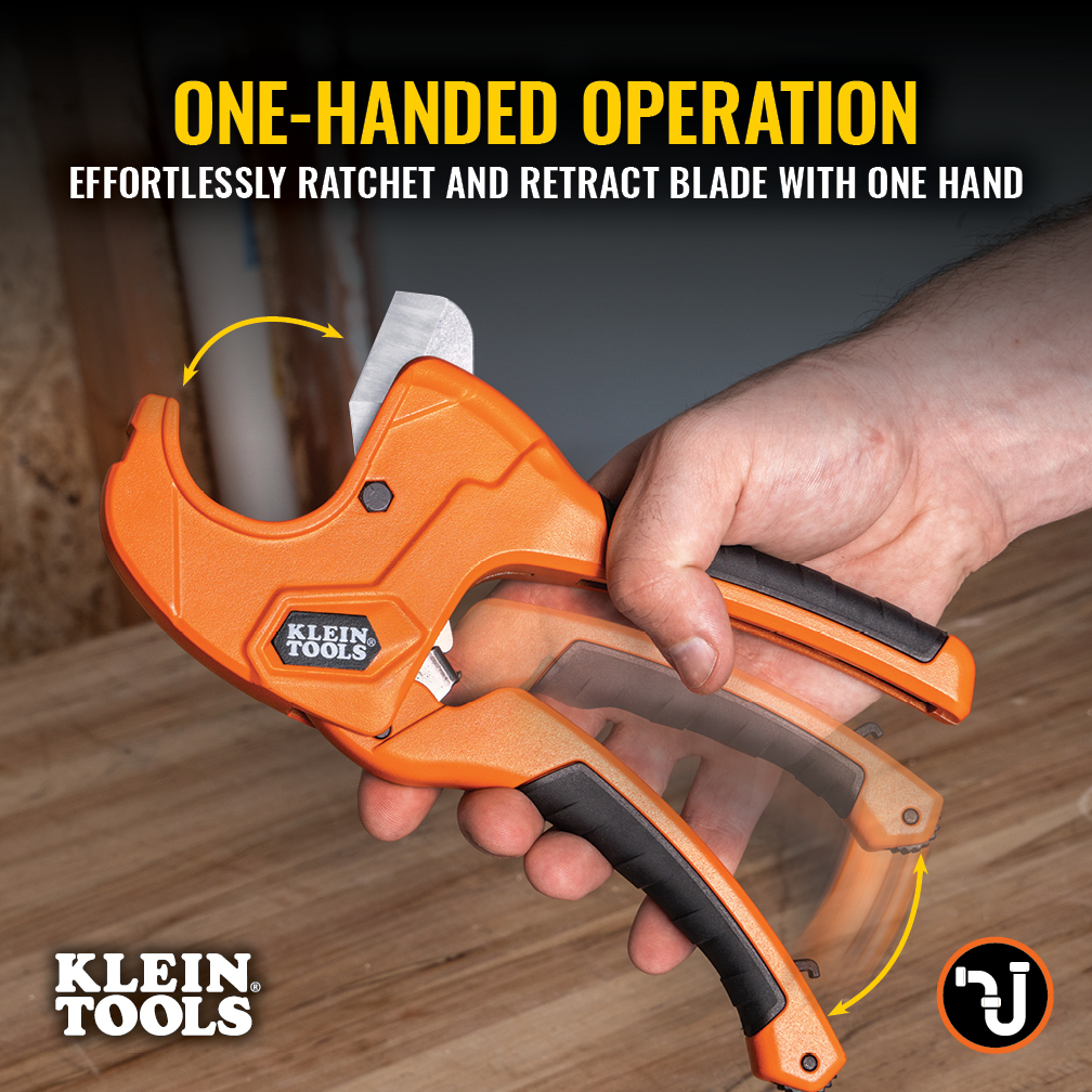1-1/4-Inch Ratcheting PVC Pipe Cutter