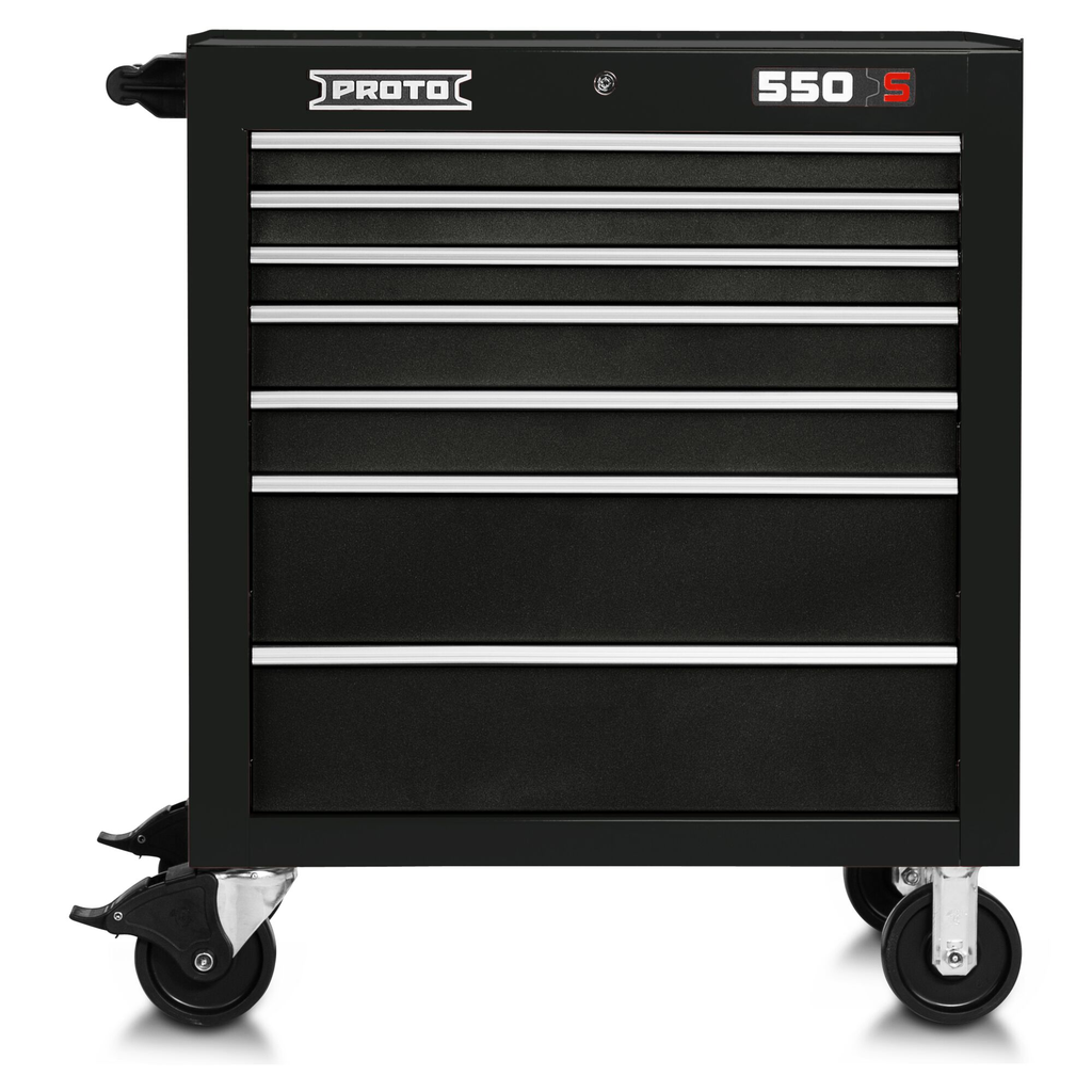 PROTO Roll Cab 34 In 7 Dwr Gl Blk