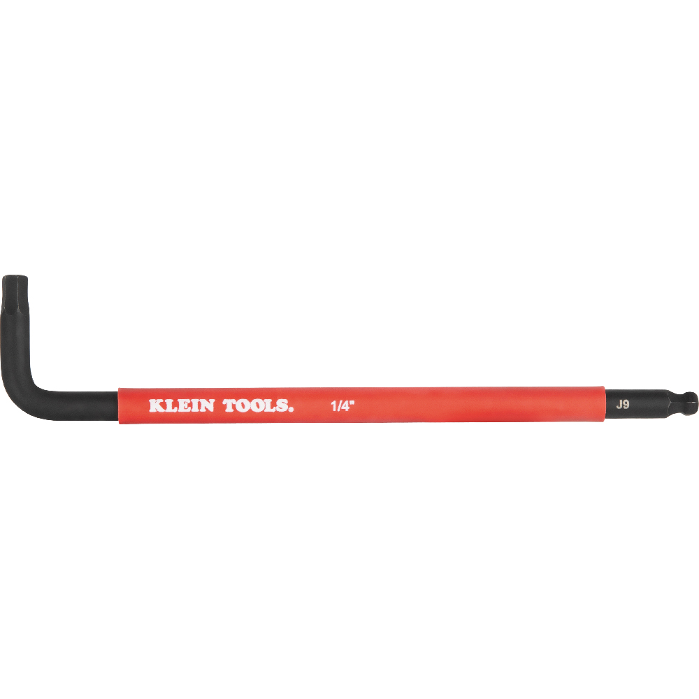 Color-Coded Extra-Long L Style Hex Key Caddy Set, SAE, 9-Piece