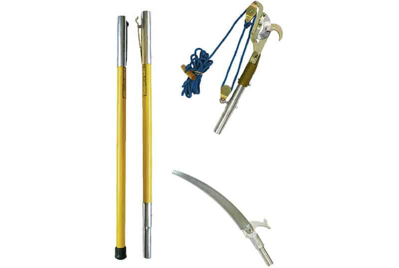 Jameson FG Kit: Big Mouth Double Pulley Pruner, Pole Saw and Poles