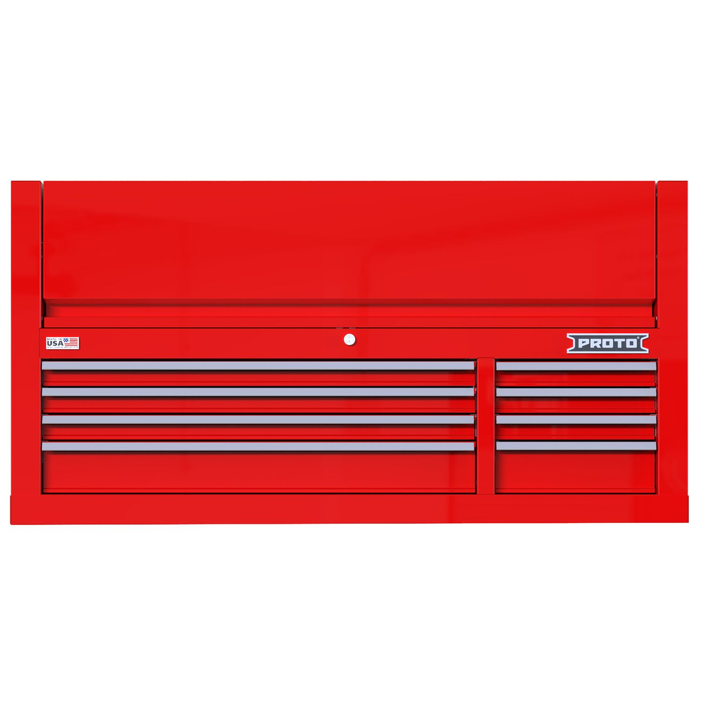 PROTO 55 8 Drwr Top Red Chrome