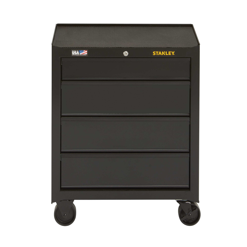 STANLEY 100S 26IN 4DRW CABINET - BLACK