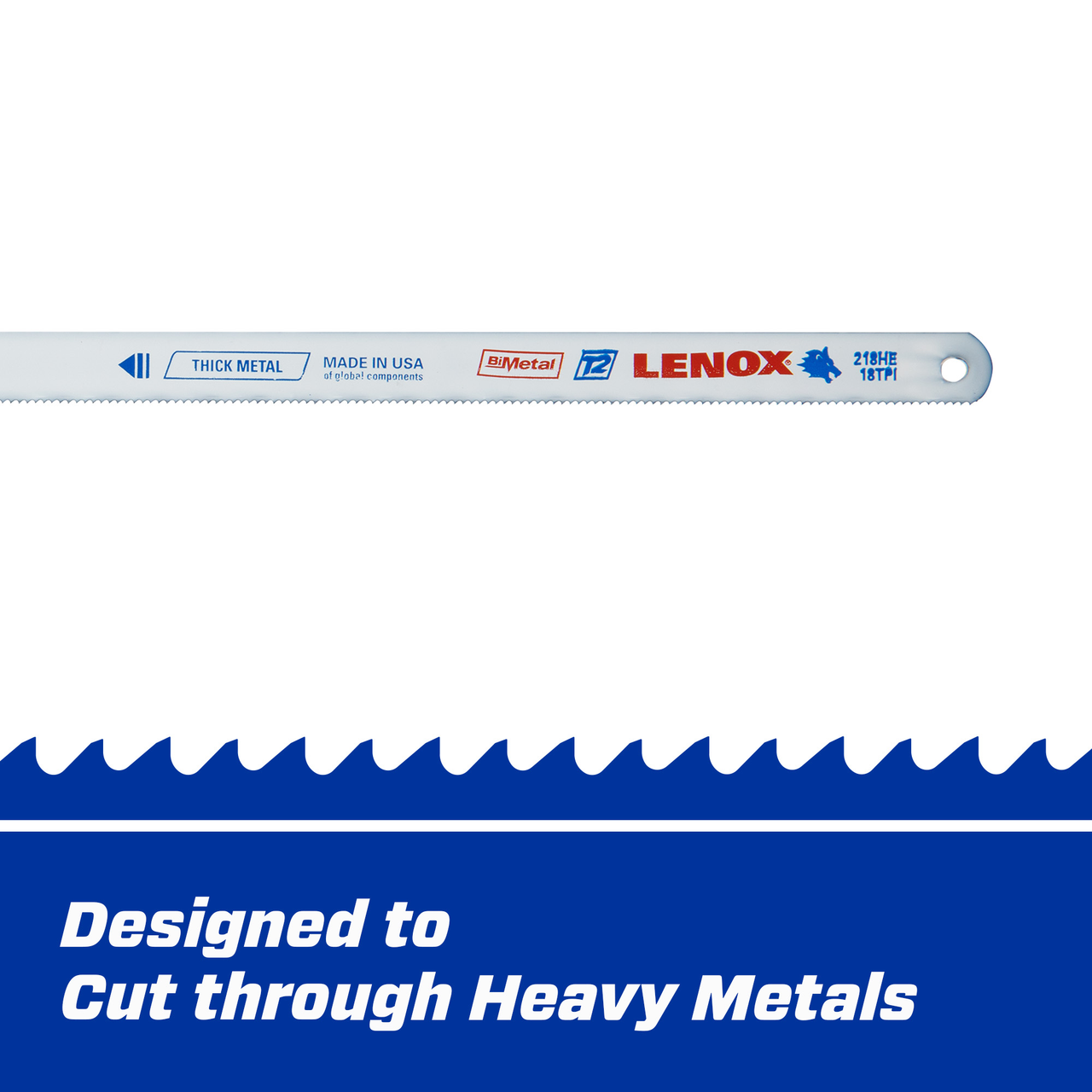 LENOX 12 In. T2 Technology Hacksaw Blade With 18 TPi
