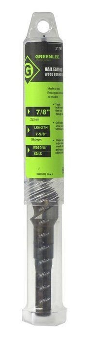 GREENLEE 7/8 (.875) X 7.62 Naileater Bit