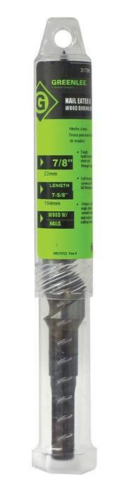 GREENLEE 7/8 (.875) X 7.62 Naileater Bit