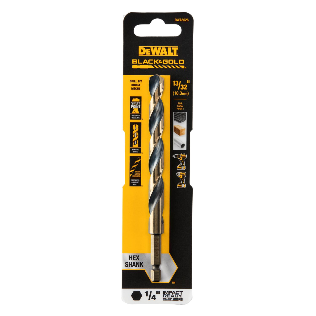 13/32IN BLACK AND GOLD IR DRILL BIT