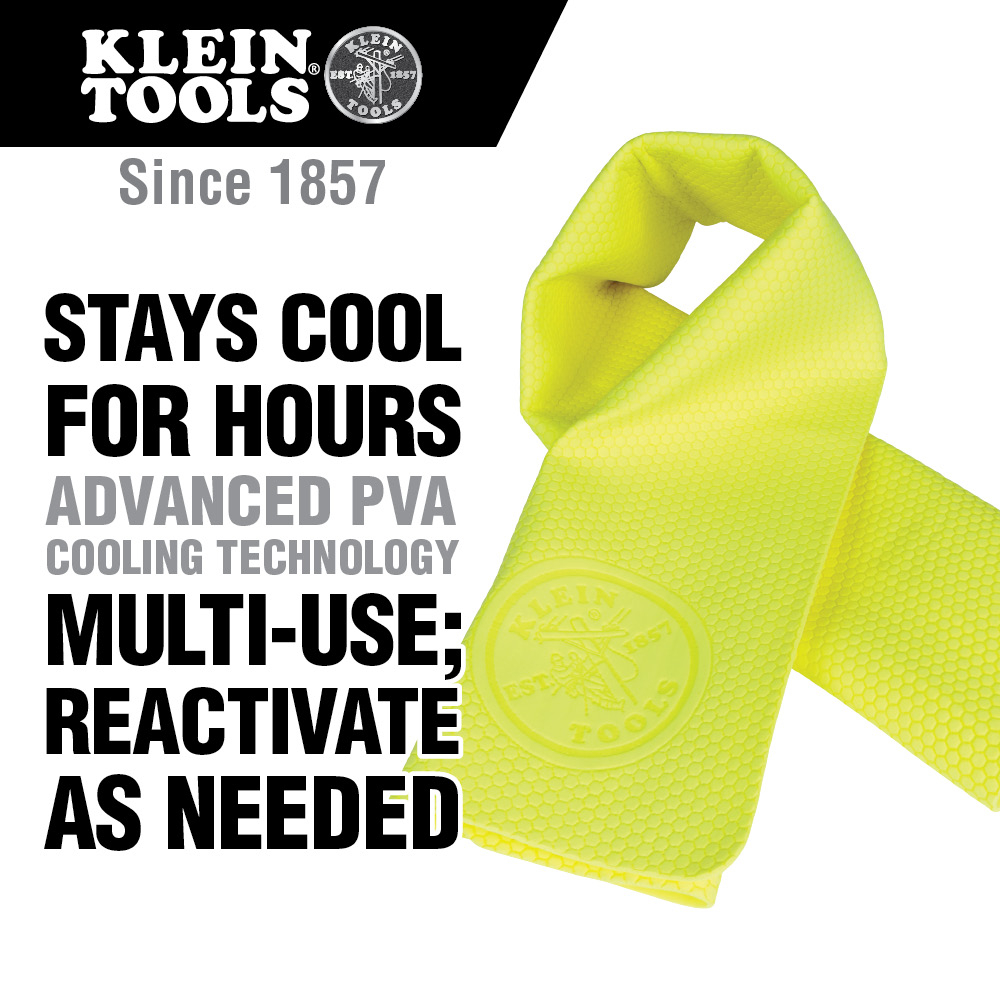 Cooling PVA Towel, High-Visibility Yellow, 2-Pack