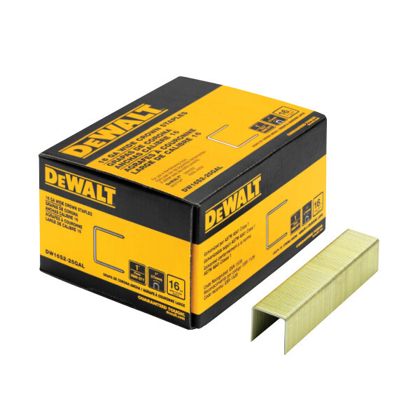DEWALT Dwt Stpl, 16Ga, S2, 1 In, Gal