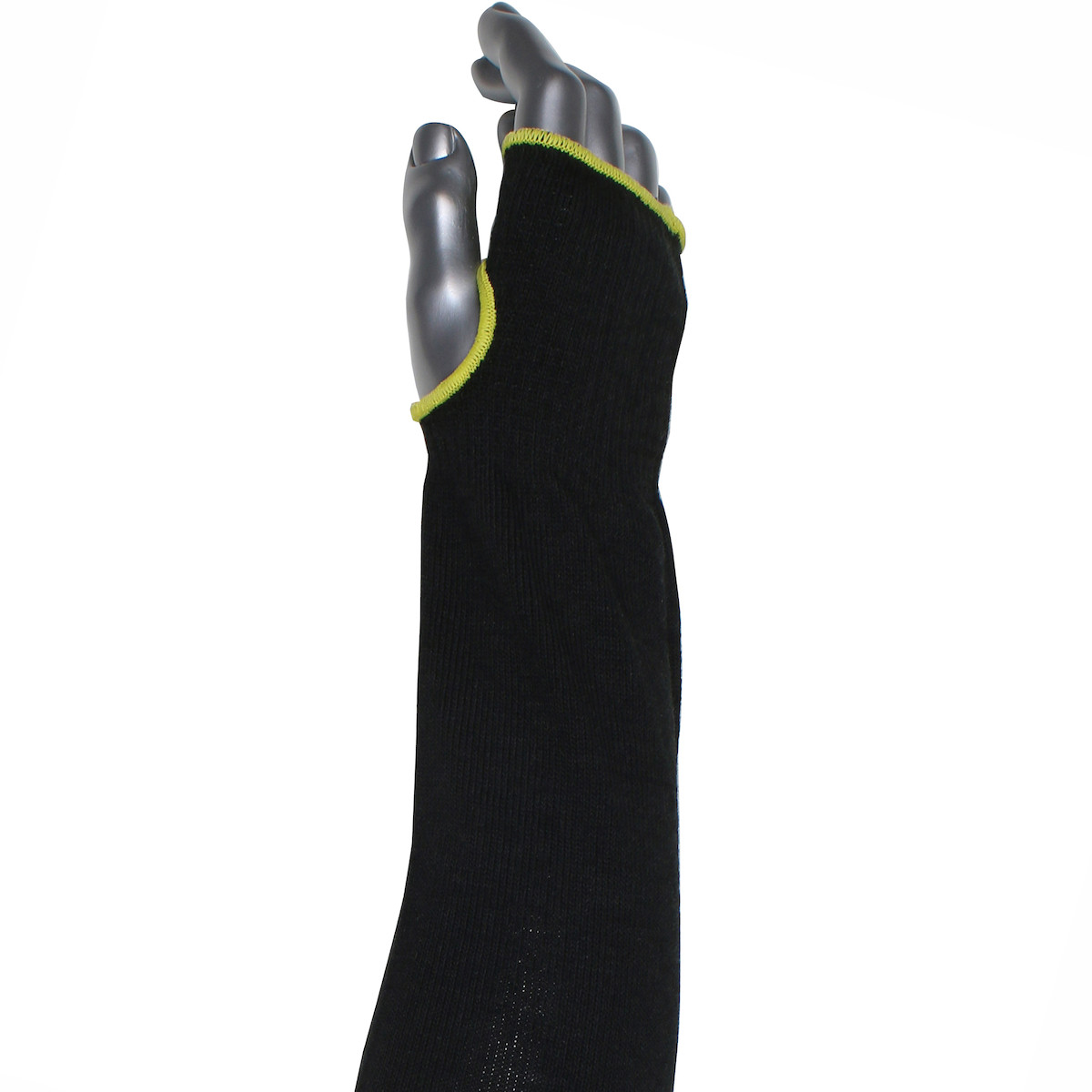 Kut Gard® S10ATAFR/5BK-ES6-T  Cut Resistant Sleeve, Size 18", Black, ANSI A5