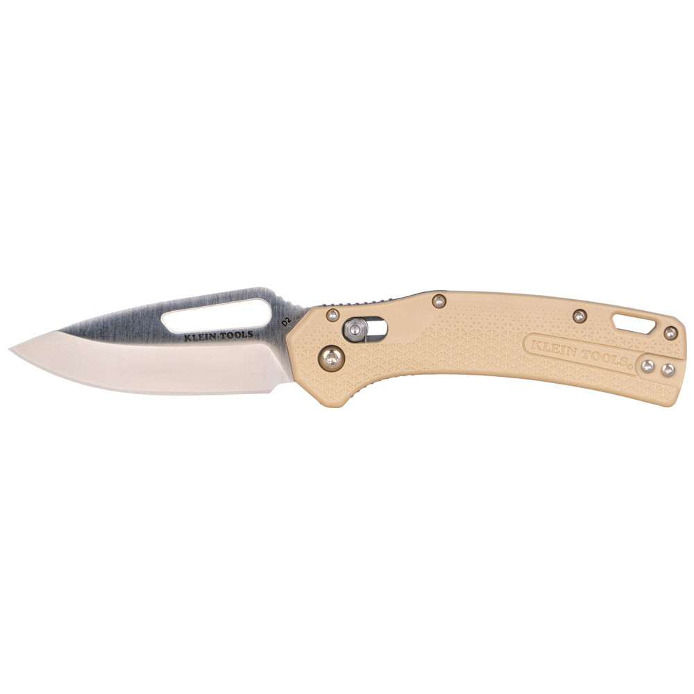 KTO Resurgence Knife, Drop Point Blade, Sand Handle