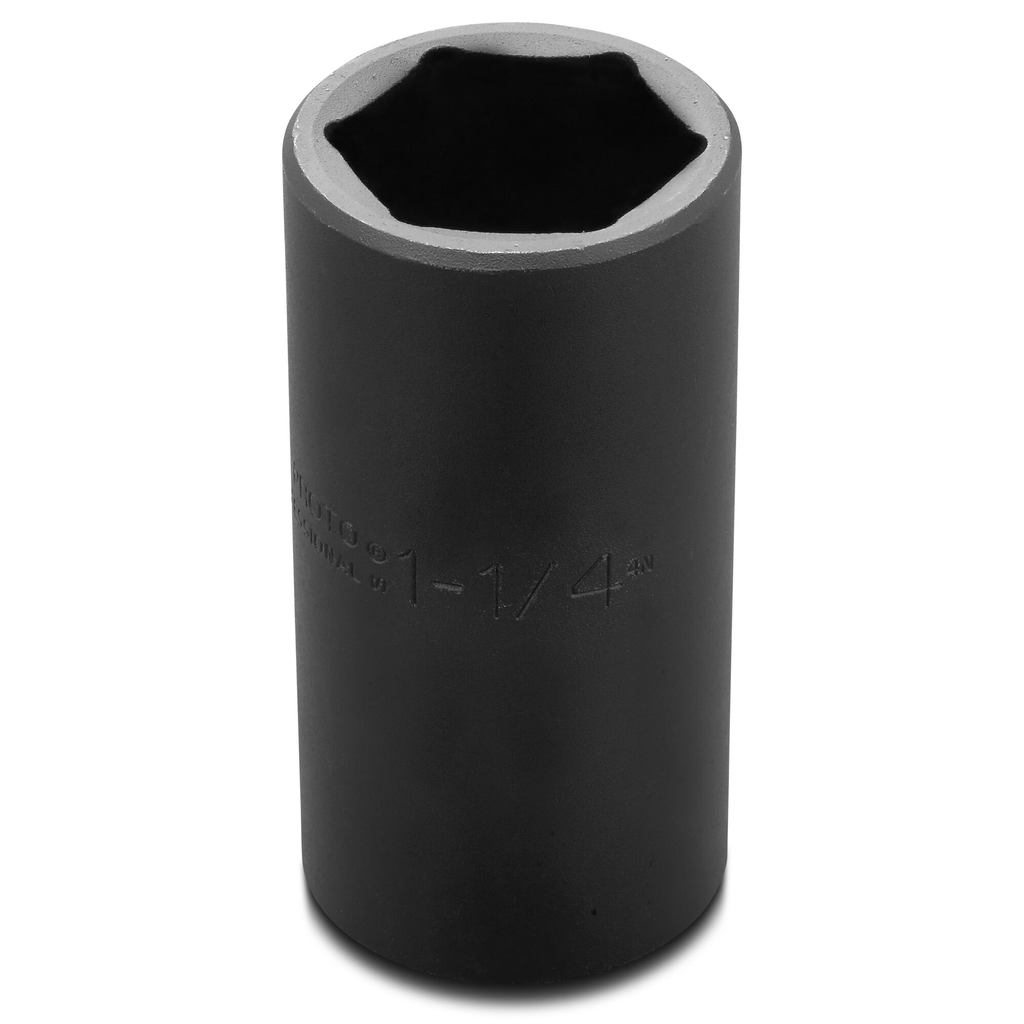 PROTO Impact Socket 1/2 Dr 1-1/4 6 Pt