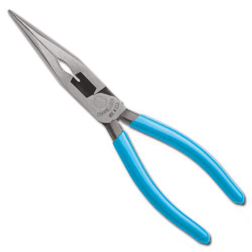 Channellock 8" XLT Long Nose Plier with Cutter 1/EA