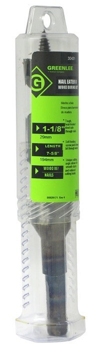 GREENLEE 1-1/8 X 7.62 Nail Eater® Bit