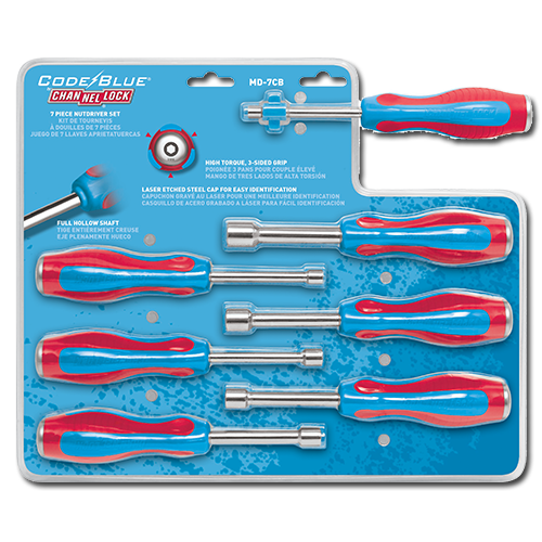 Channellock 7-Piece Metric Nut Driver Set 1-Set