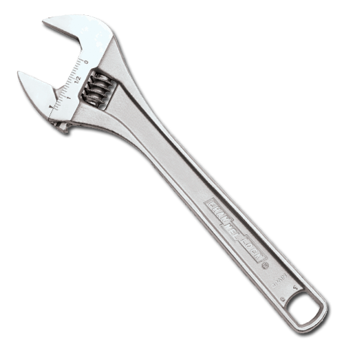 Channellock 8" Adjustable Wrench Chrome 1/EA
