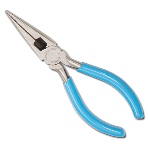 Channellock 6" Side Cutting Long Nose Plier with Cutter 1/EA
