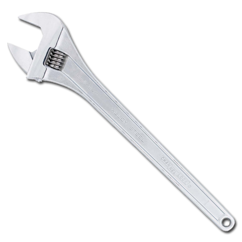 Channellock 24" Adjustable Wrench Chrome 1/EA