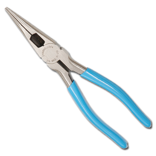 Channellock 8.5" Side Cutting Long Nose Plier with Cutter 1/EA