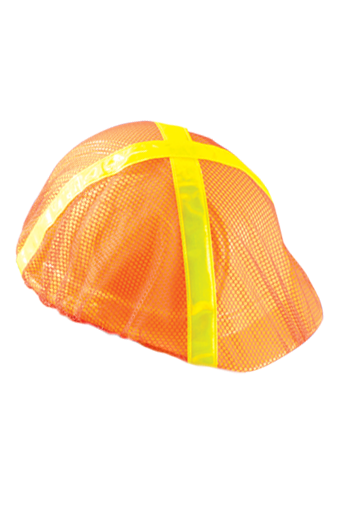 Occunomix High Visibility Regular Brim Hard Hat Cover 12/PK