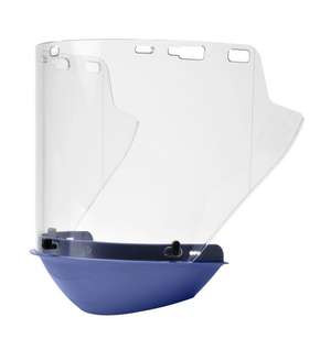 Face Shield Clear w/ChinProtect 10"x18.5"x.078 MldCylinder Lexan