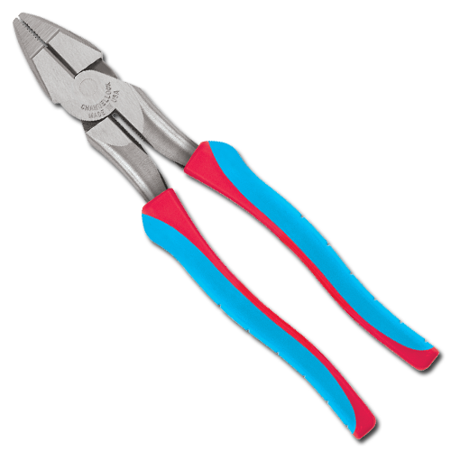 Channellock 9.5" CODE BLUE XLT Round Nose Linemen's Plier 1/EA  (P/N 369CB)