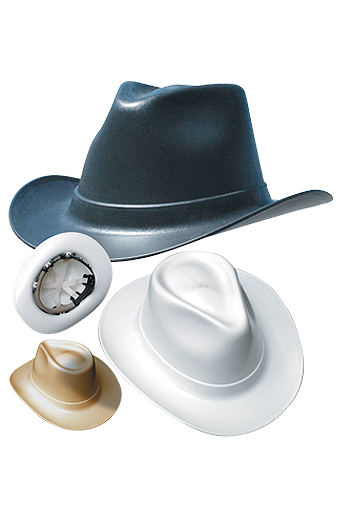 Occunomix Cowboy Style Hard Hat w/ Ratchet Suspension 1/EA