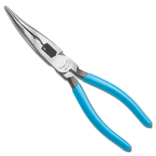 Channellock 8" XLT Bent Long Nose Plier with Cutter 1/EA