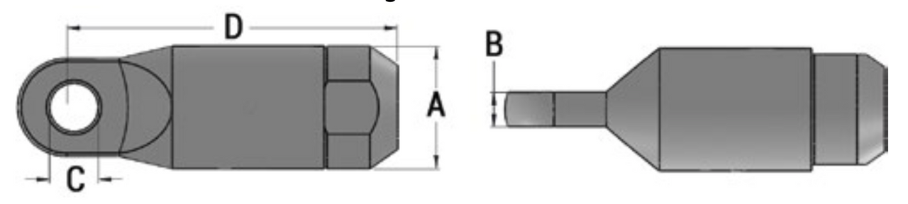 Power-grip Pulling Eye 1250 MCM Lug Style