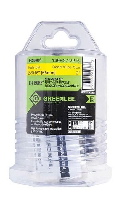 GREENLEE 2-9/16" E-Z Bore® Bit