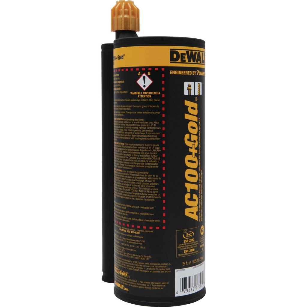 DEWALT AC100+GOLD 28 OZ (825ml) 10-1 8/BX