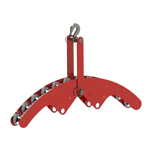 Quadrant - Single Hanger 3" Wide x 3" Diameter 12 Sheaves