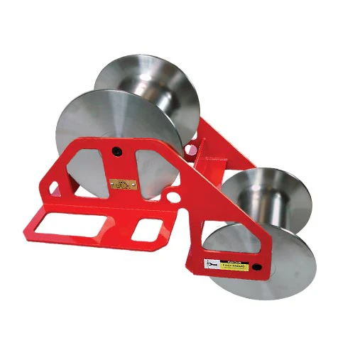 Corner Guide 8" Wide x 11" Diameter Flat Bottom Sheaves