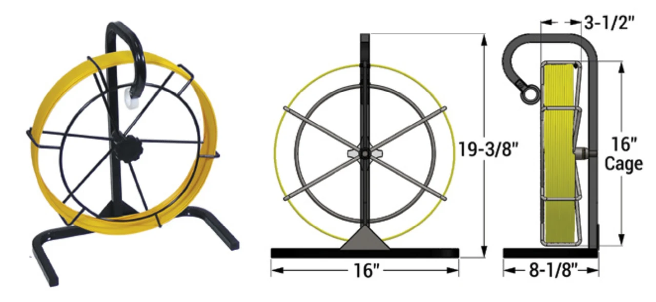 300ft 3/16" Diameter Duct Replacement Rod