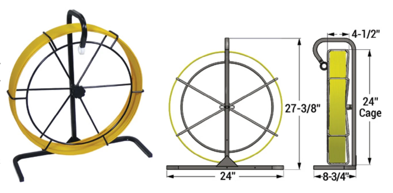 300ft 1/4" Diameter Duct Replacement Rod