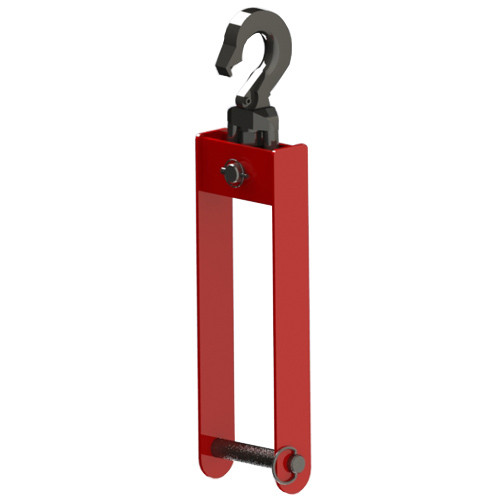 Sheave Hanger - Single , Width 6", Sheave Diameter 24"