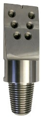 DIRT SUBS FOR BOX END TRANSMITTER HOUSING(Blade Adapters) Ditch Witch® Compatible 6 bolt (16MM)  2-3/8" REG PIN, FOR 3-1/4" DIAMETER HOUSING
