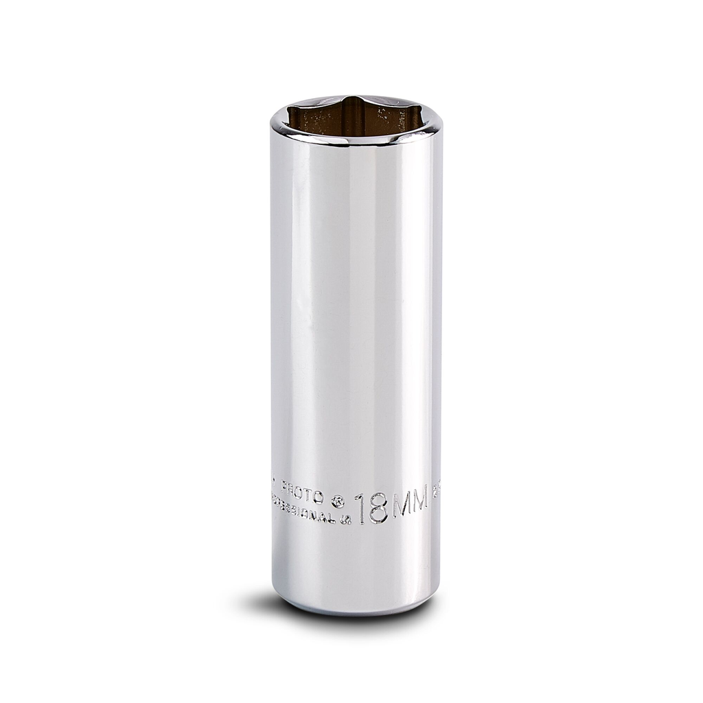 PROTO Skt 3/8 Dr 18Mm 6 Pt Deep