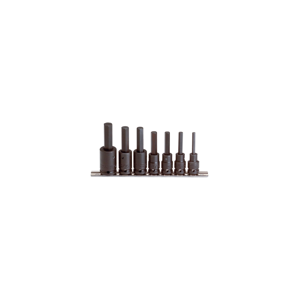 PROTO Set Skt Imp 1/2Dr 7Pc Hex