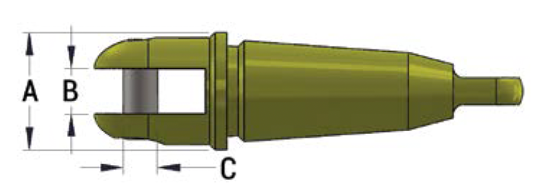 Innerduct Clevis Style Pulling Eye