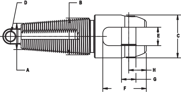 Clevis Head Innerduct Pulling Eye