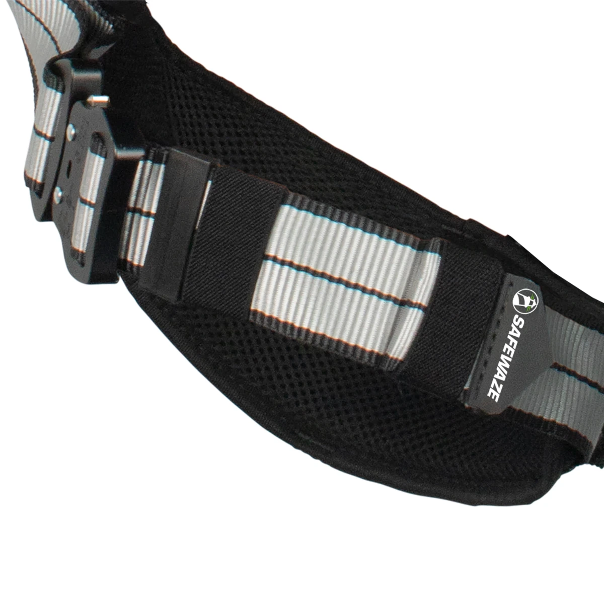 SAFEWAZE PRO+ Slate Construction Harness: Alu 3D, Alu QC Chest/Legs (M)