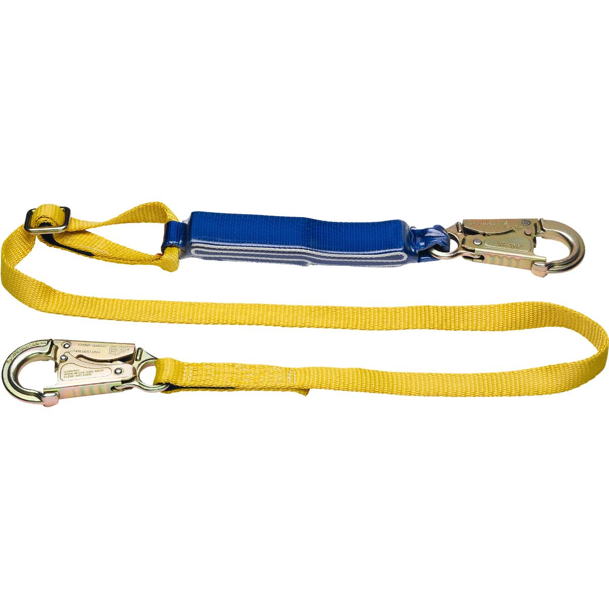 DeCoil Lanyard (1" Web, Snaphooks) - 6' Adjustable Length