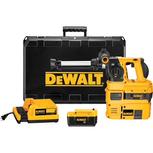 DeWALT 36V SDS+ Rotary Hammer Kit & Dust Extraction System 1/EA