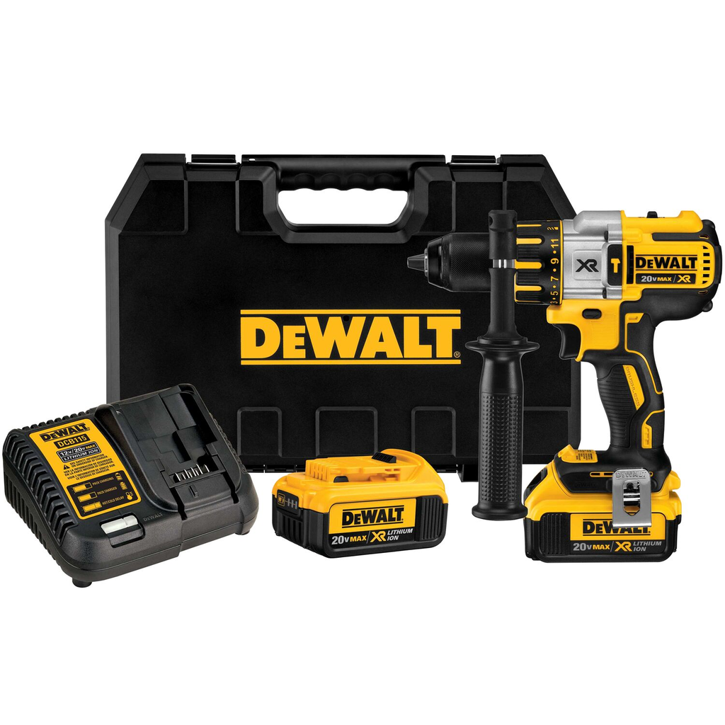 DeWALT20V MAX* XR Li-Ion Brushless 3-Speed Hammer Kit 1/EA