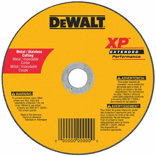 DEWALT 4-1/2" X 3/32" X 7/8" ZIRCONIA ABRASIVE 25/bx