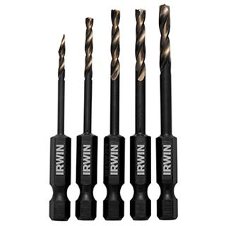 IRWIN DRL BIT BLK OX TMX IMP 5PC SET