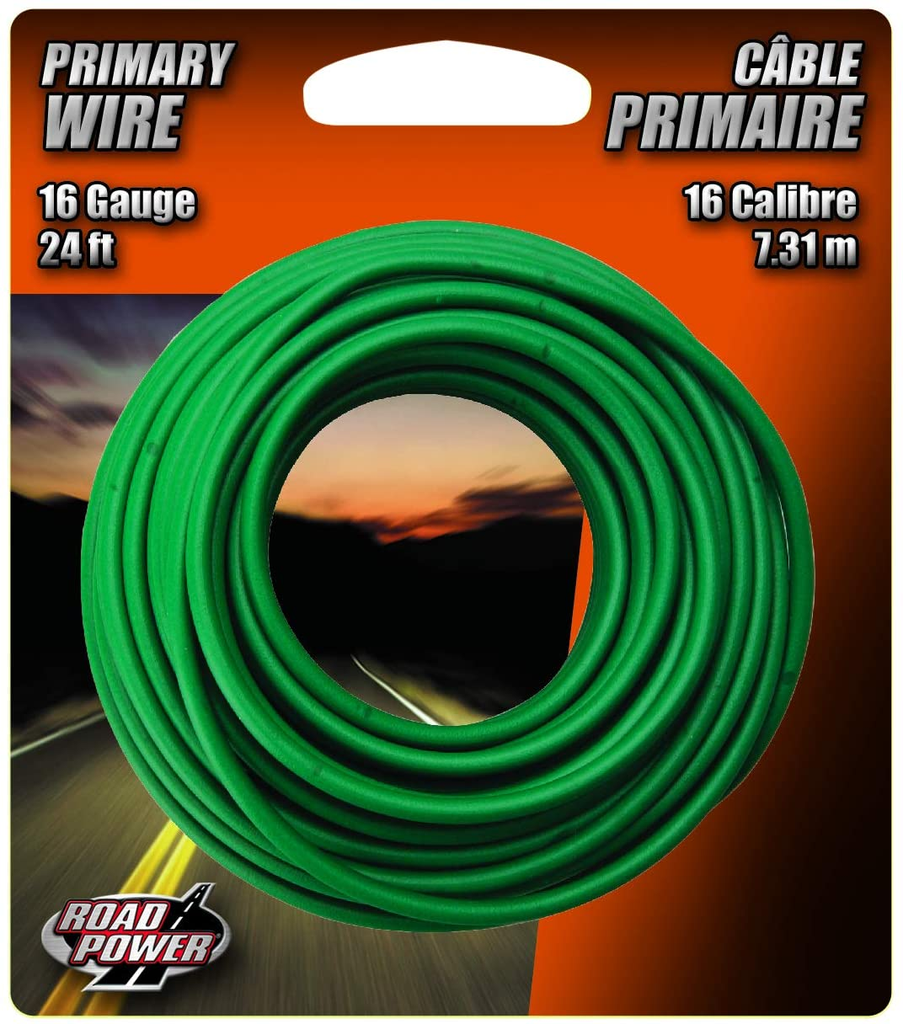 Southwire 24' 16 GAUGE PRIMARY WIRE (GREEN) 6/BX