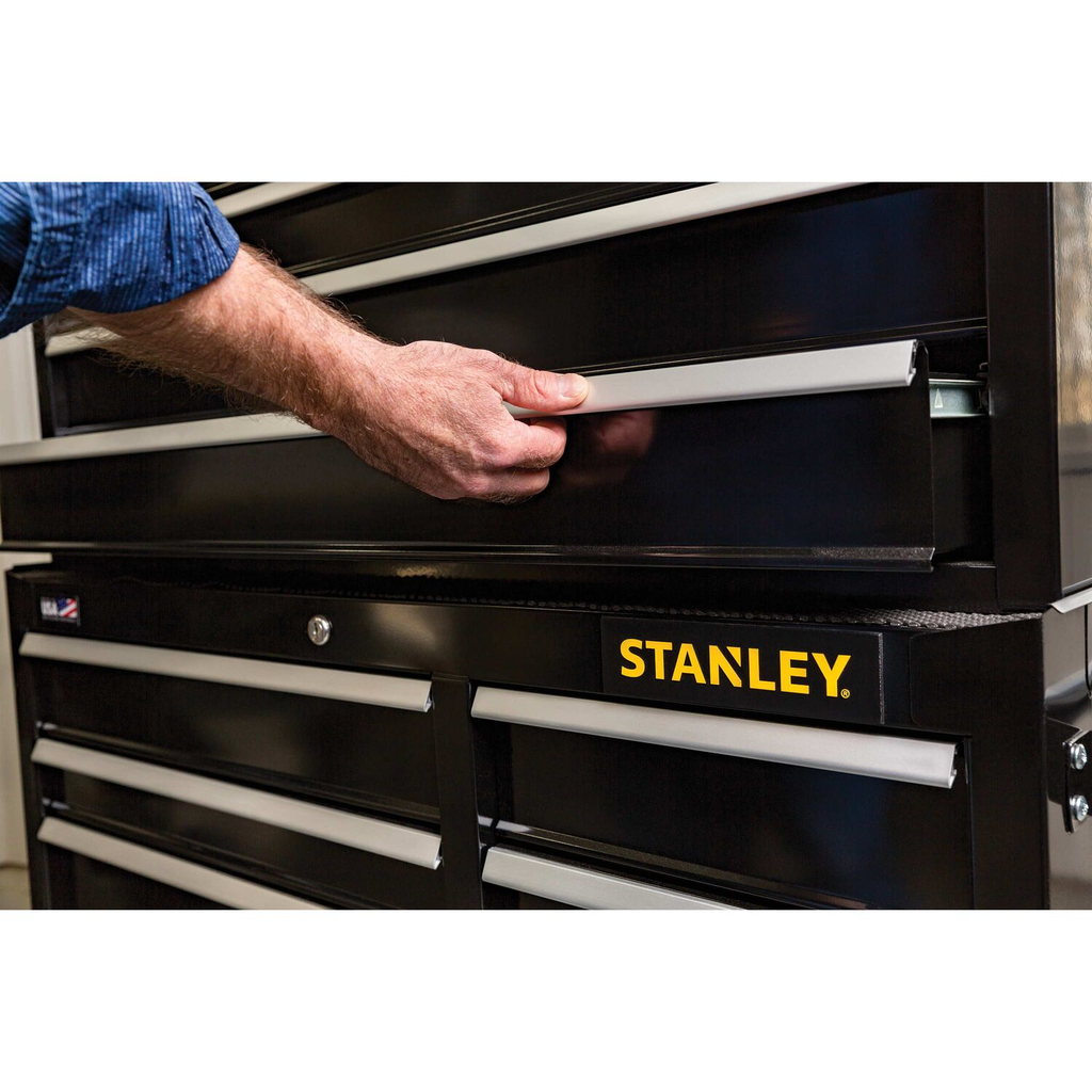 STANLEY 300S 41IN 8DRW CABINET - BLACK