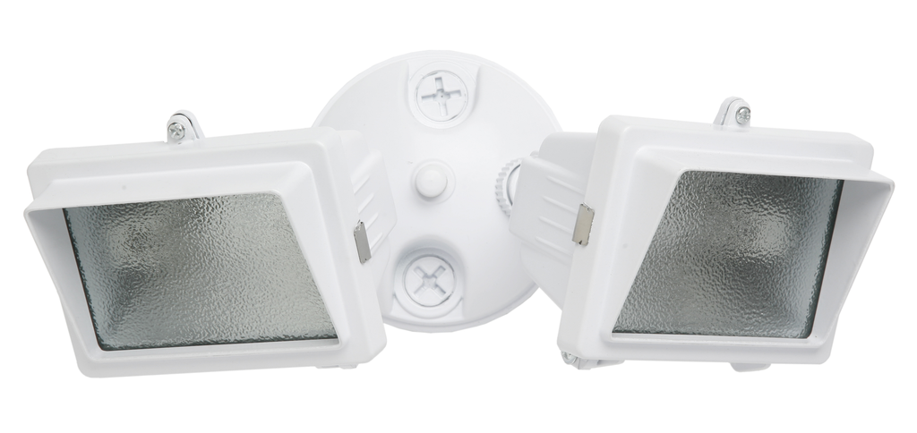 WOODS LIGHT,SECURITY 150W HALOGEN DBL FLOOD WH 12/BX