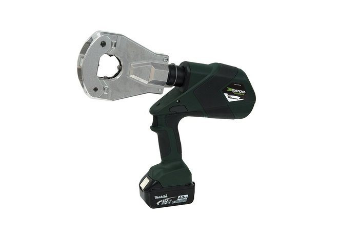 GREENLEE 6 Ton Crimper Quad Flip, Li-Ion, Standard, 120V AC